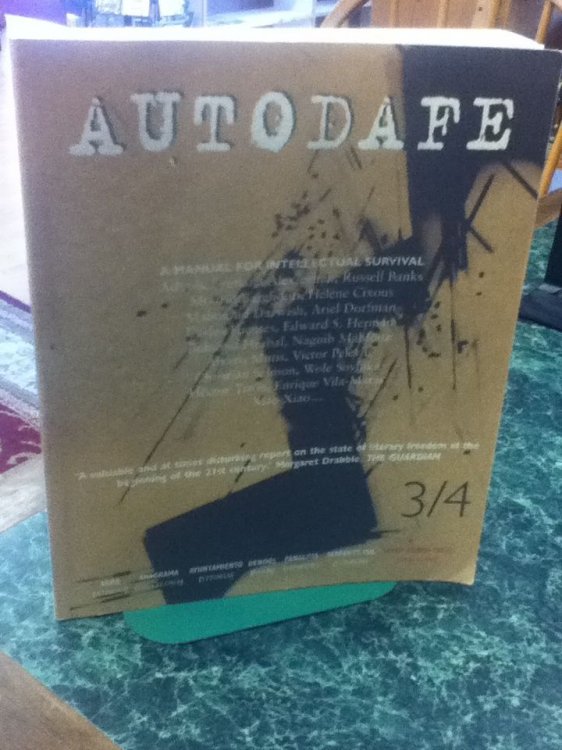 Autodafe 3/4: The Journal of the International Parliament of Writers