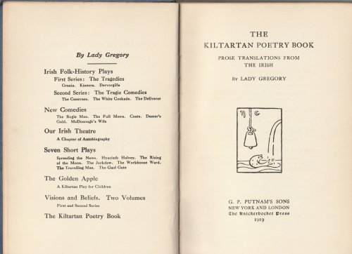 The Kiltartan Poetry Book. Prose Translations from the Irish