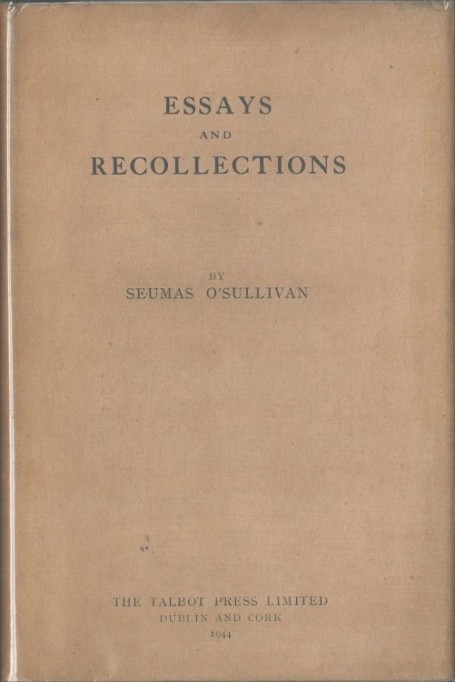 Essays and Recollections