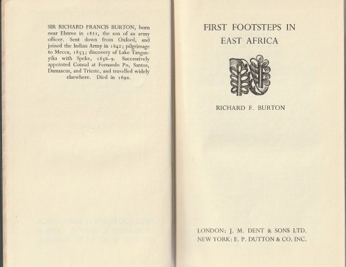 First Footsteps in East Africa