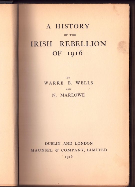 A History of the Irish Rebellion of 1916