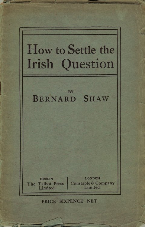 How to Settle the Irish Question