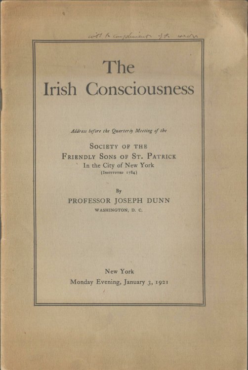 The Irish Consciousness