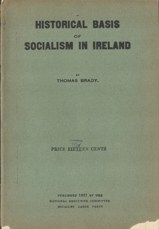 Historical Basis of Socialism in Ireland