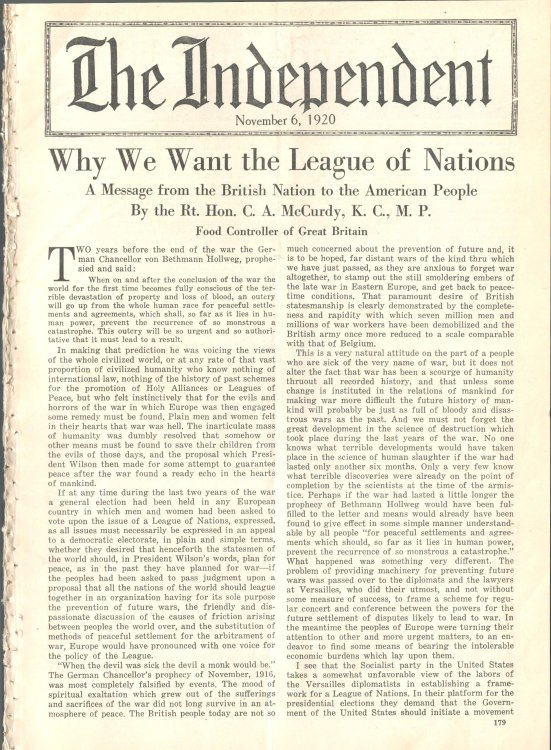 The Independent [December 11, 1920]