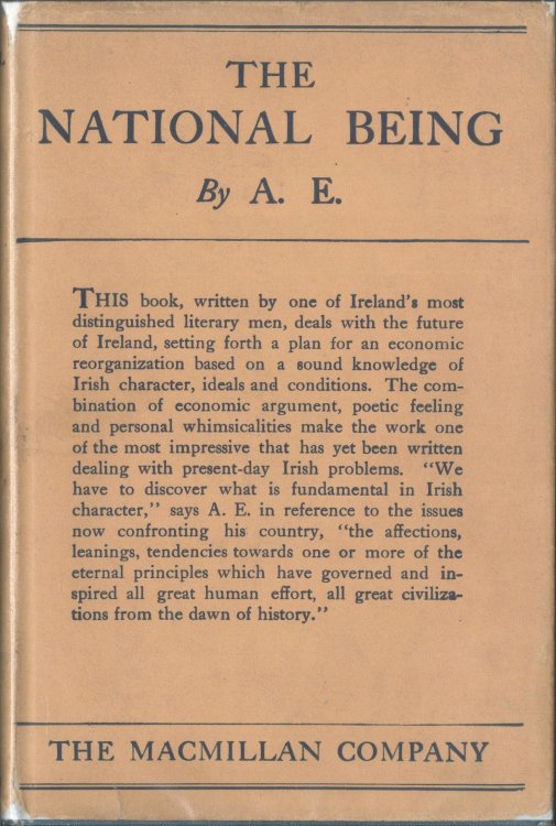 The National Being. Some Thoughts on an Irish Polity