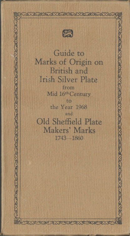 British and Irish Silver Assay Office Marks 1544-1968