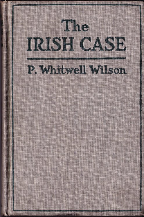 The Irish Case Before the Court of Public Opinion