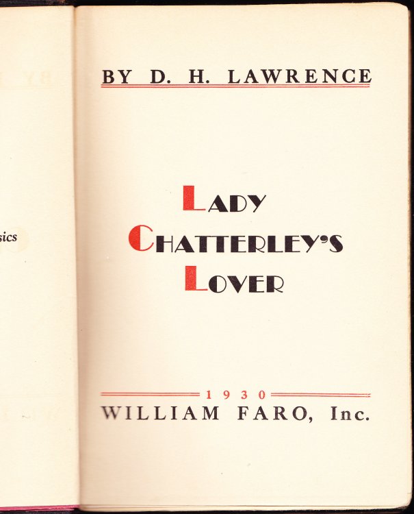 Lady Chatterley's Lover