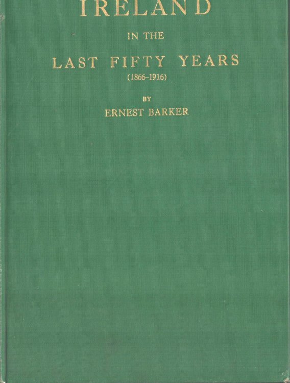 Ireland in the Last Fifty Years (1866-1918)