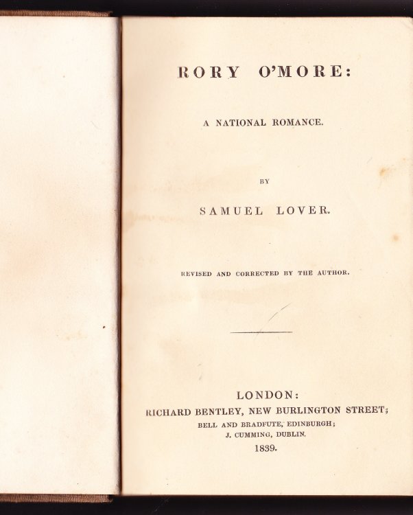 Rory O'More: A National Romance