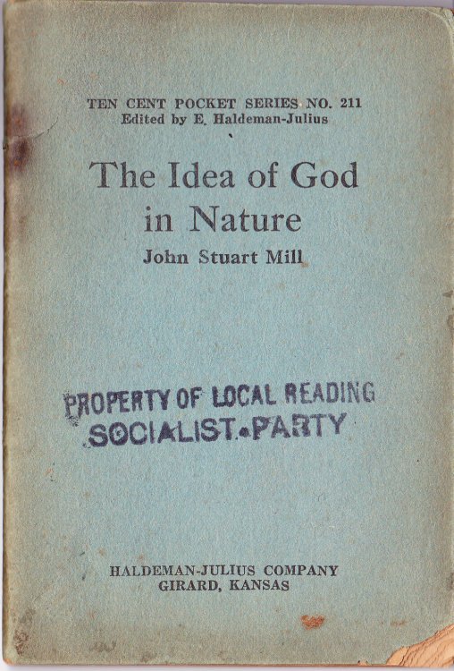 The Idea of God in Nature. John Stuart Mill
