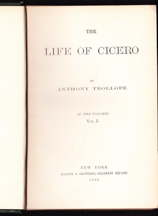 The Life of Cicero (Two Volumes)