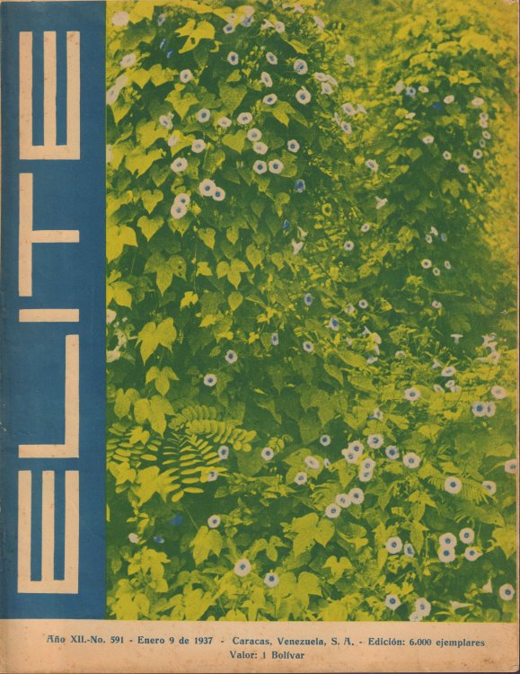Revista Elite, Ano XII. - No. 591 - Enero 9 de 1937 [Venezuela]