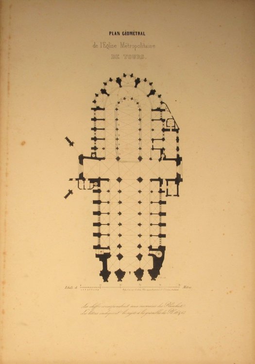 Verrieres du choeur de l'eglise metropolitaine de Tours: dessinees et publiees par J. Marchand Vitraux Peints du xiii Siecle
