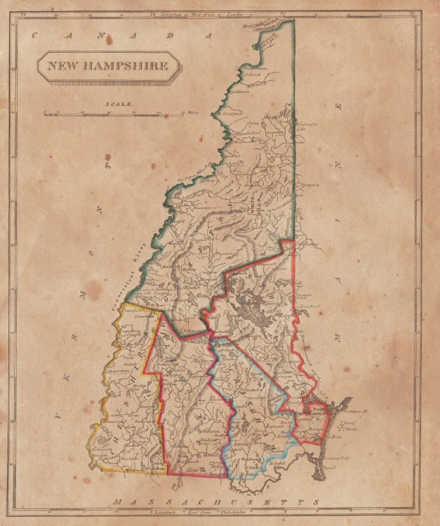 [Map of] New Hampshire