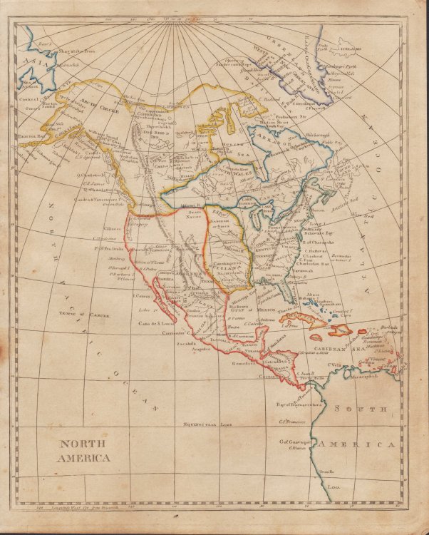 [Map of] North America