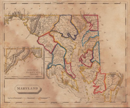 [Map of] Maryland