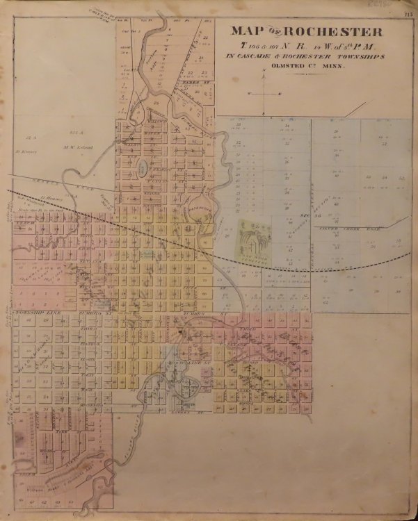 Map of Rochester 1874