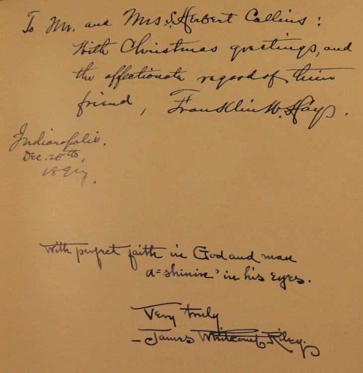 Rubaiyat of Doc Sifers, Signed by Riley & inscribed by the Physician to whom the book was dedicated.