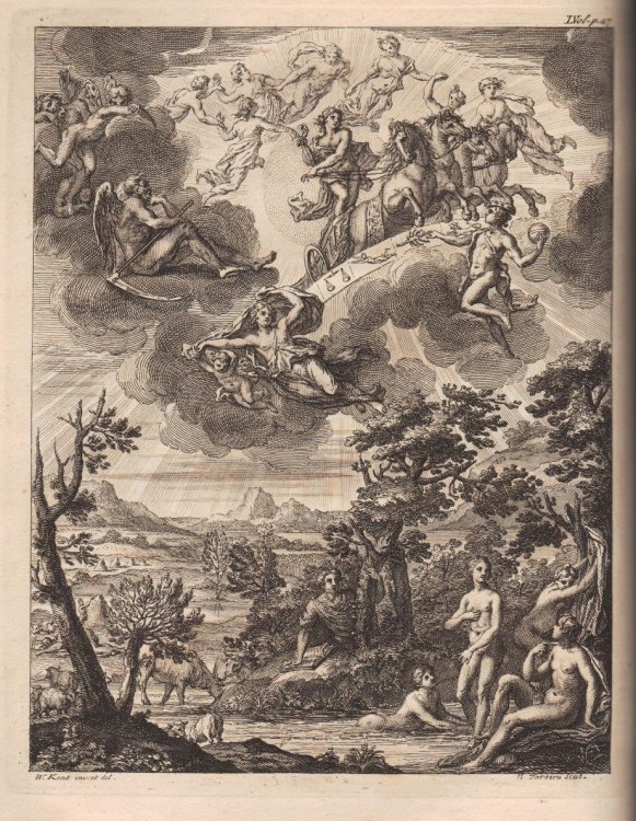 The works of James Thomson: with his last corrections and improvements. To which is prefixed an account of his life and writings. Two illustrated volumes complete in quarto. Including sixteen full page engraved plates.