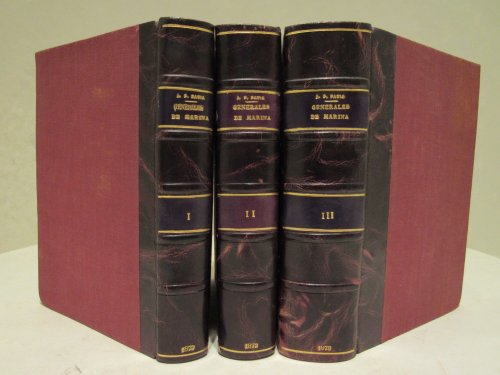 Galera Biogrfica de los Generales de Marina, Jefes y Personajes Notables que Figuraron en la Misma Corporacin Desde 1700 a 1868 - 3 Volume Set