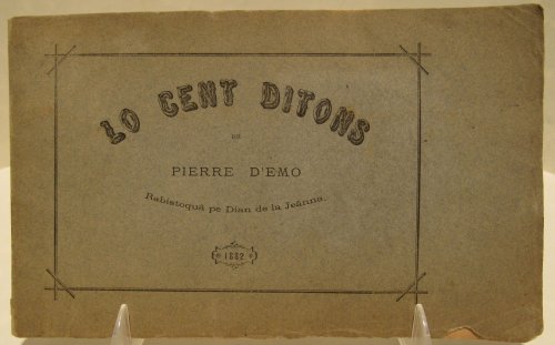 Lo Cent Ditons. Rabistoqua pe Dian de la Jeanna.