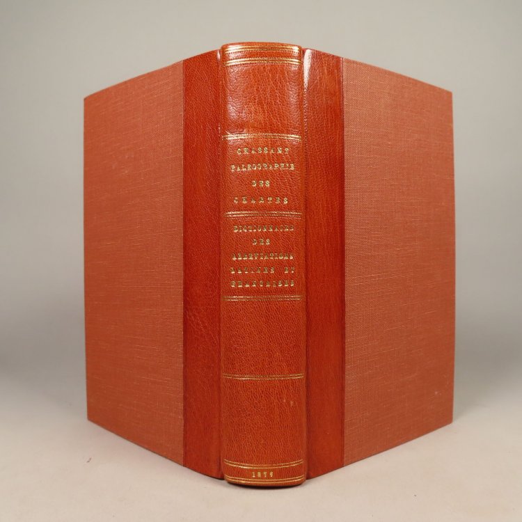 Paleographie des Chartes et des Manuscrits du XIe au XVIIe Siecle (septieme edition) WITH Dictionnaire des Abreviations Latines et Francaises (quatrieme edition).