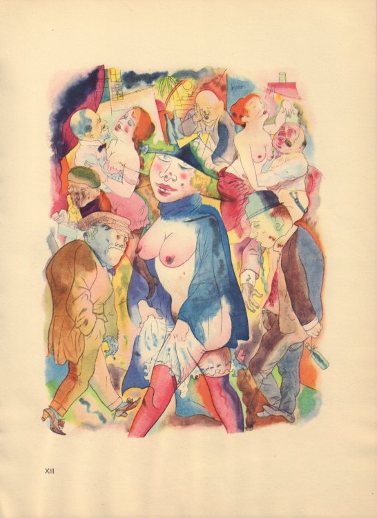 Ecce Homo (Ausgabe C). Plate XIII: Walzertraum.