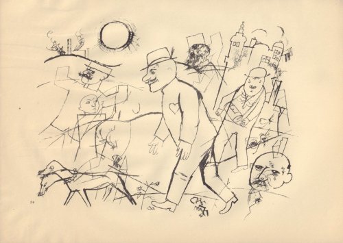 Ecce Homo (Ausgabe C). Plate 24: Der besessene Forstadjunkt.