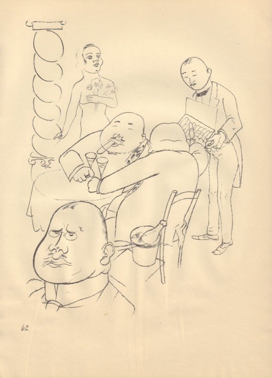 Ecce Homo (Ausgabe C). Plate 62: Esplanade.