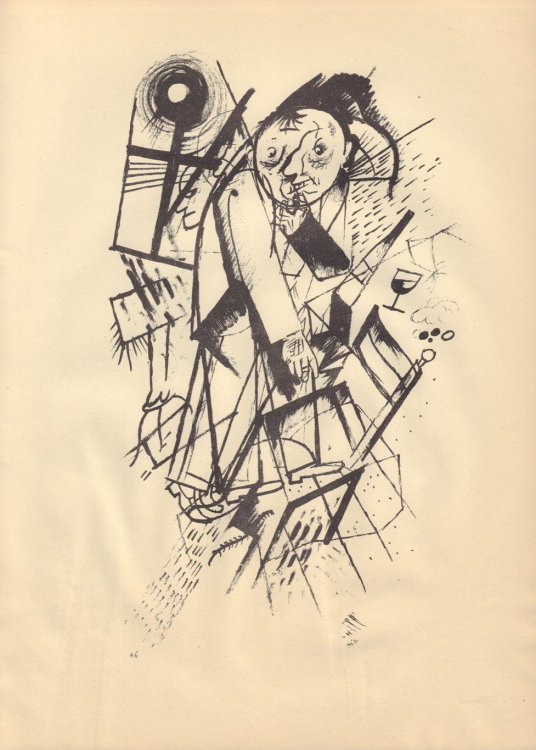 Ecce Homo (Ausgabe C). Plate 46: Franz Jung gewidmet.