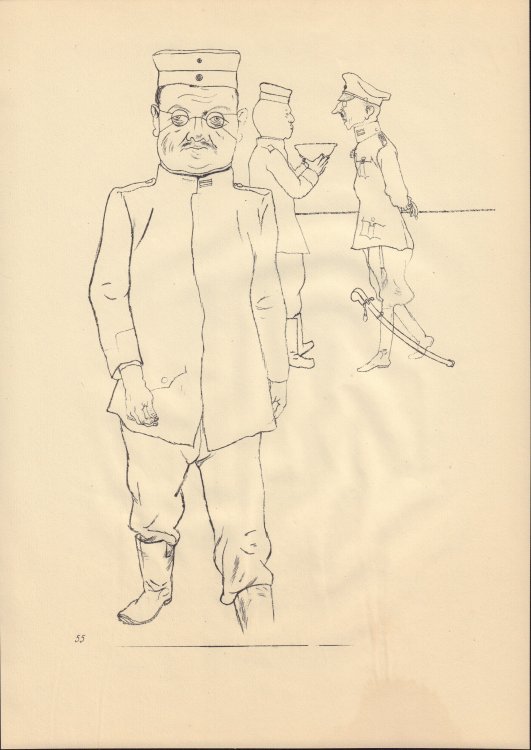 Ecce Homo (Ausgabe C). Plate 55: Garnisonverwendungsfahig.