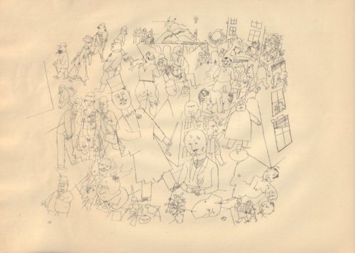 Ecce Homo (Ausgabe C). Plate 18: Burgeliche Welt.