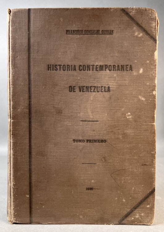 Historia Contemporanea de Venezuela. Volume 1.