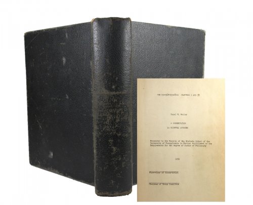 The Karunapundarika: Chapters I & II. A Dissertation in Oriental Studies.