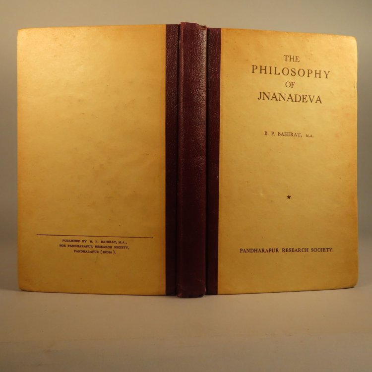 The Philosophy of Jnanadeva. Presentation copy.