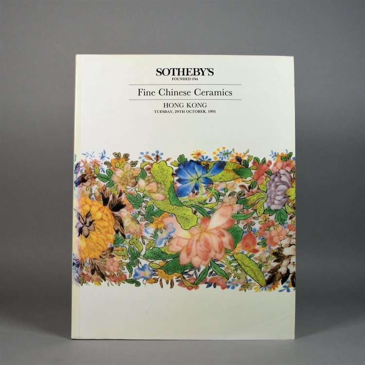Sotheby's Fine Chinese Ceramics. Hong Kong Tuesday, 29th October, 1991.