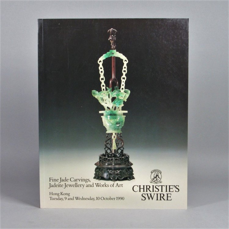 Christie's Swire Fine Jade Carvings, Jadeite Jewellery and Works of Art. Hong Kong Tuesday, 9 and Wednesday, 10 October 1990.