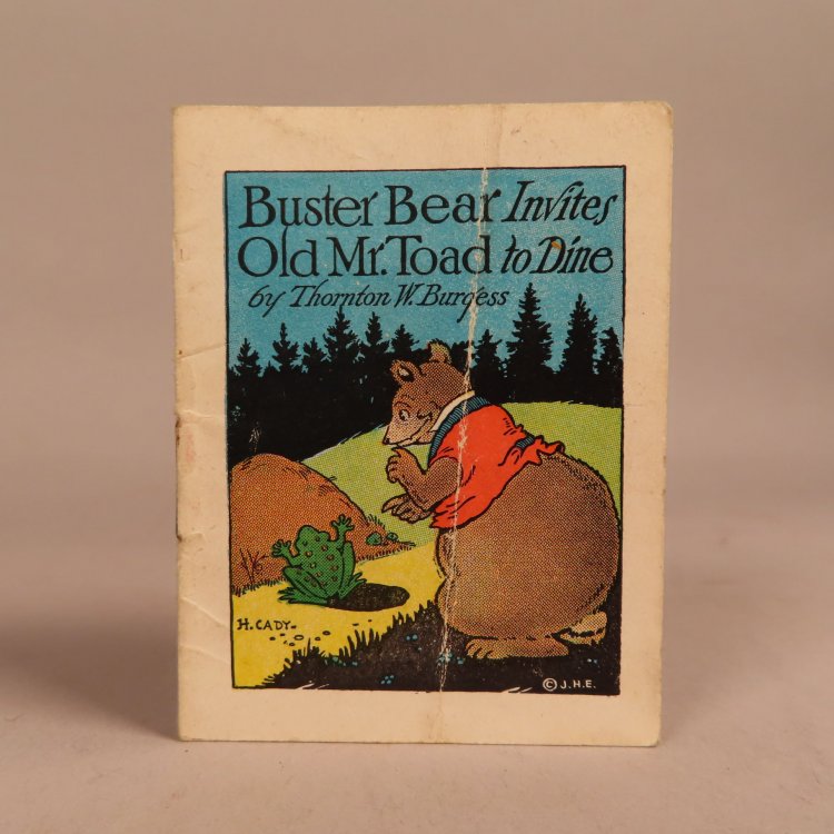 Buster Bear Invites Old Mr. Toad to Dine