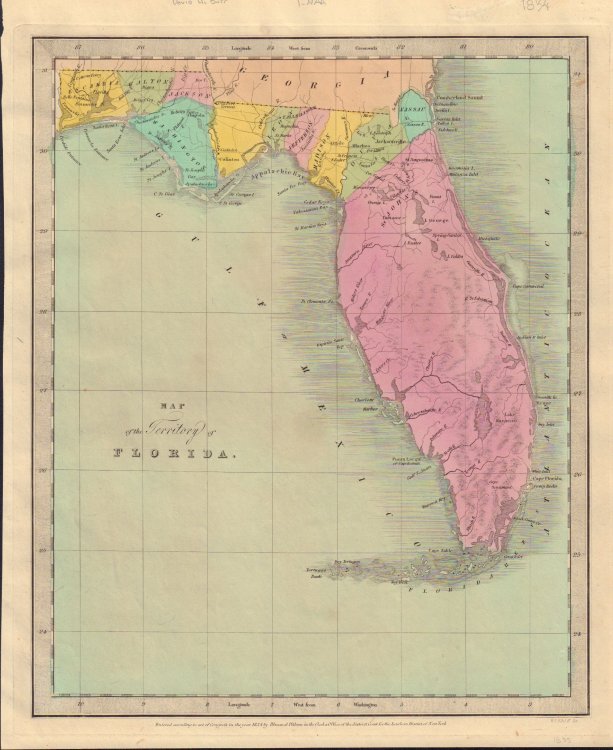 Map of the Territory of Florida