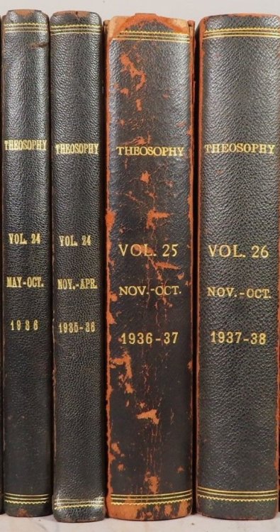 Theosophy A Magazine Devoted to The Path The Theosophical Movement, The Bortherhood of Humanity, The Study of Occult Science and Philosophy and Aryan Literature Vol XXIII-XXVI