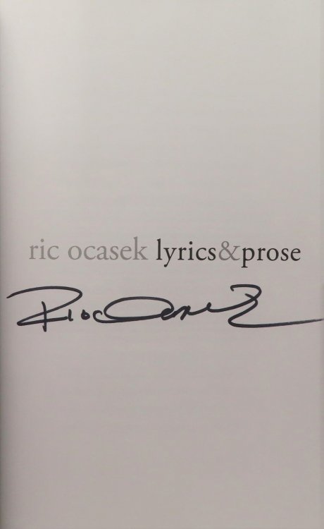 Lyrics & Prose (SIGNED)