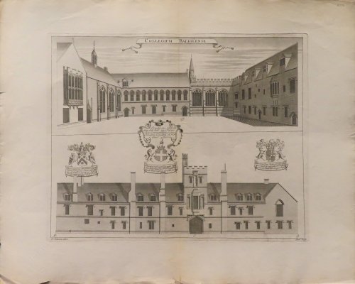 Collegium Baliolense [engraving] [from Oxonia depicta]