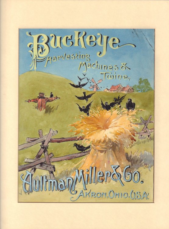 Buckeye Harvesting Machine & Twine Altman Miller & Co., Akron, Ohio. U.S.A.