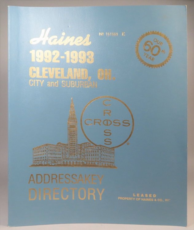 Haines 1992-1993 Cleveland, OH City and Suburban Addressakey Directory