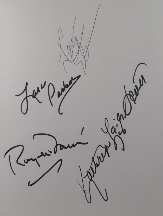 Produced and Directed by Dan Curtis with a foreword by Herman Wouk Signed by cast members