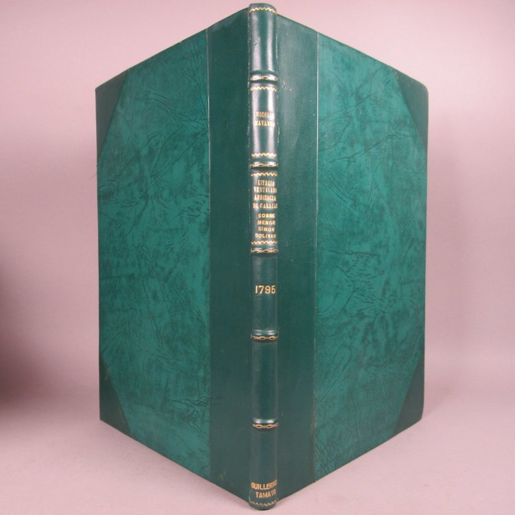Litigio Ventilado Ante la Real Audiencia de Caracas sobre Domicilio Tutelar y Educacion del menor Simon Bolivar, Ano de 1795. (Litigio Ventilado Ante la Real Audiencia de Caracas sobre Domicilio Tutelar y Educacin del menor Simn Bolvar, Ano de 1795.)