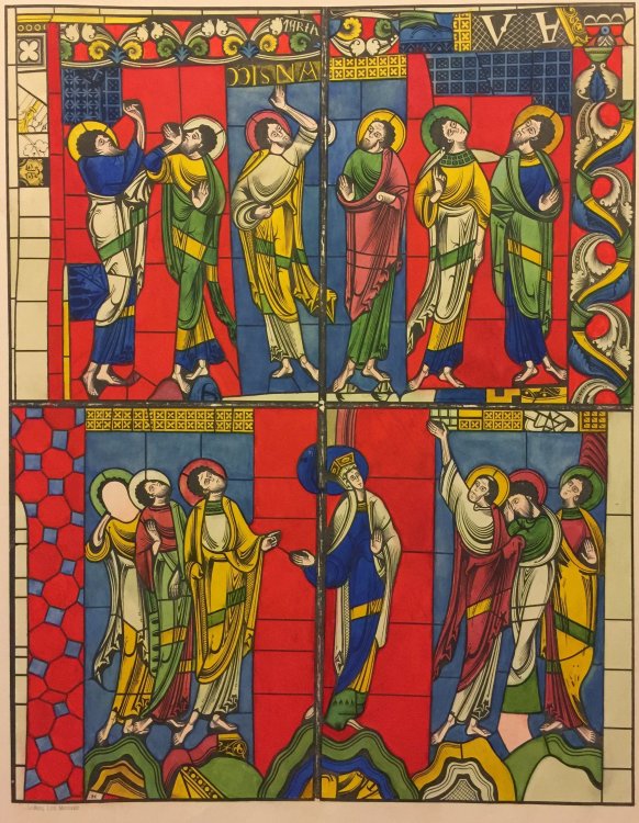 Calques des vitraux peints de la cathedrale du Mans. Ouvrage renfermant les calques ou les reductions, d'apres les calques, des verrieres de cette cathedrale les plus interessantes sous le rapport de l'art et de l'histoire (Calques des vitraux peints de la cath drale du Mans. Ouvrage renfermant les 