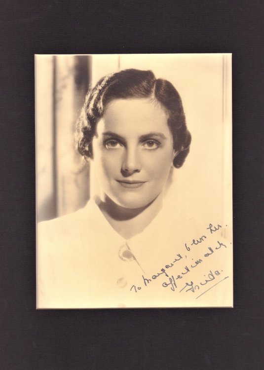 Signed photo of Frieda Inescort